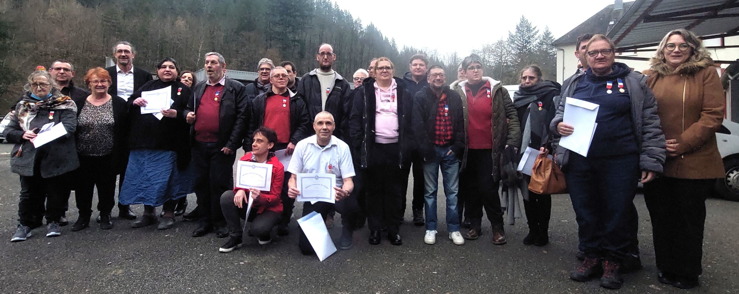 Remise de médaille du travail
